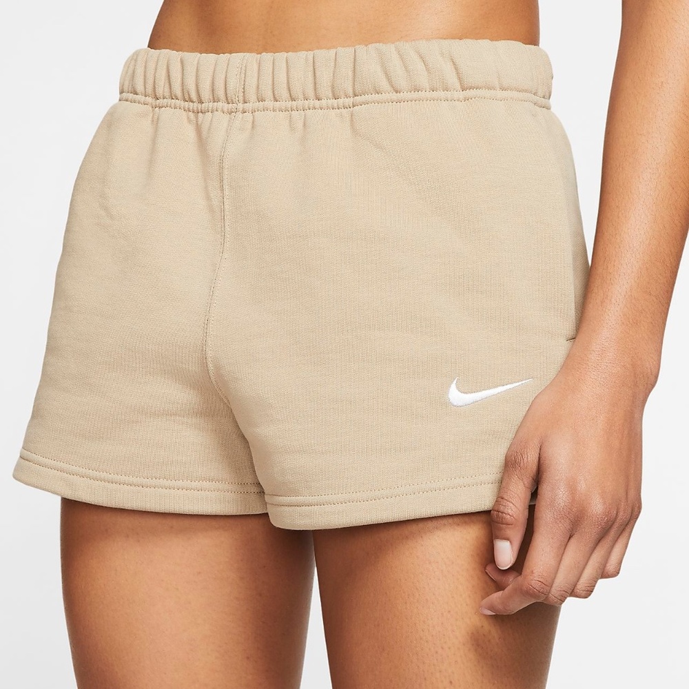 NikeLab Women's Fleece Shorts AV8285-247 Khaki